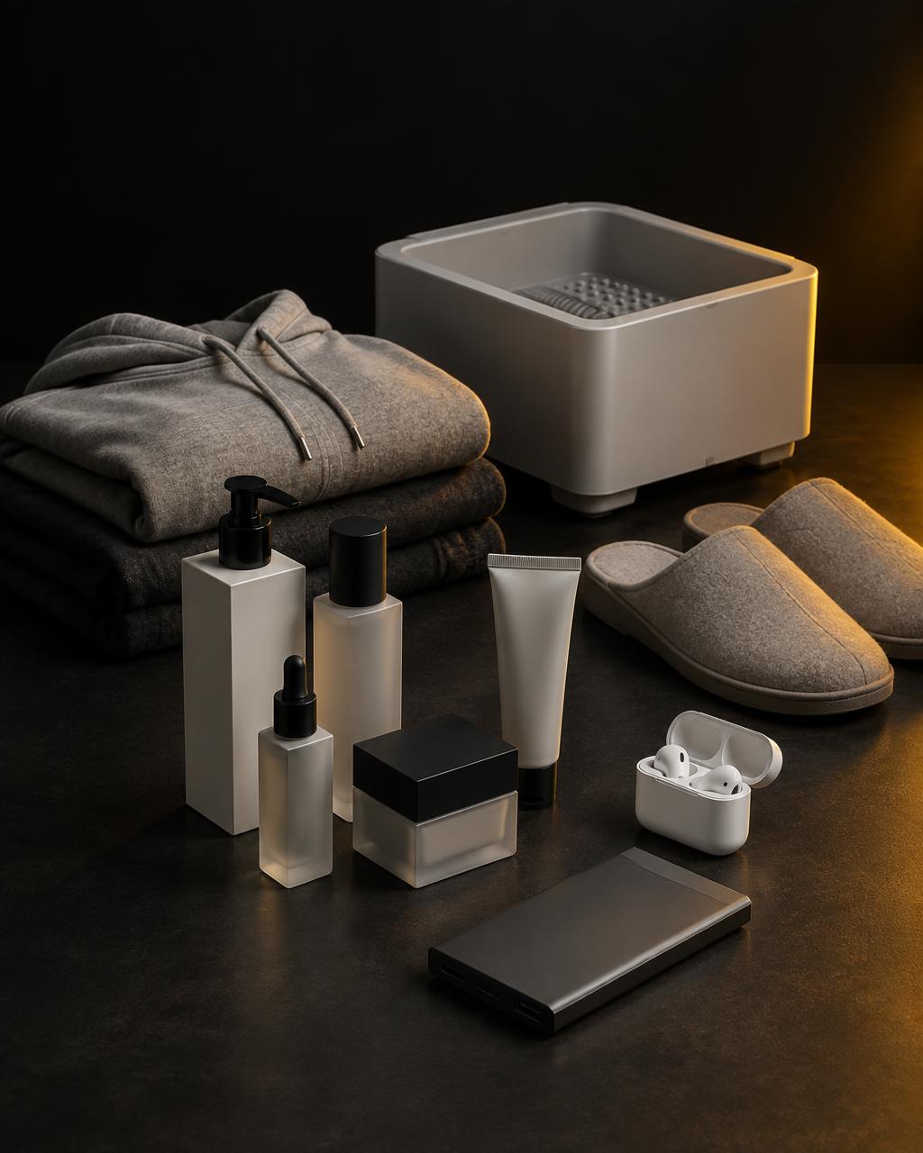 PRODUCT3000 product range — beauty, wellness, tech and comfort
